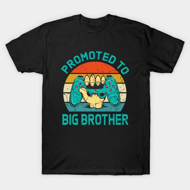Promoted to big brother, Gamer brother T-Shirt by UranusArts